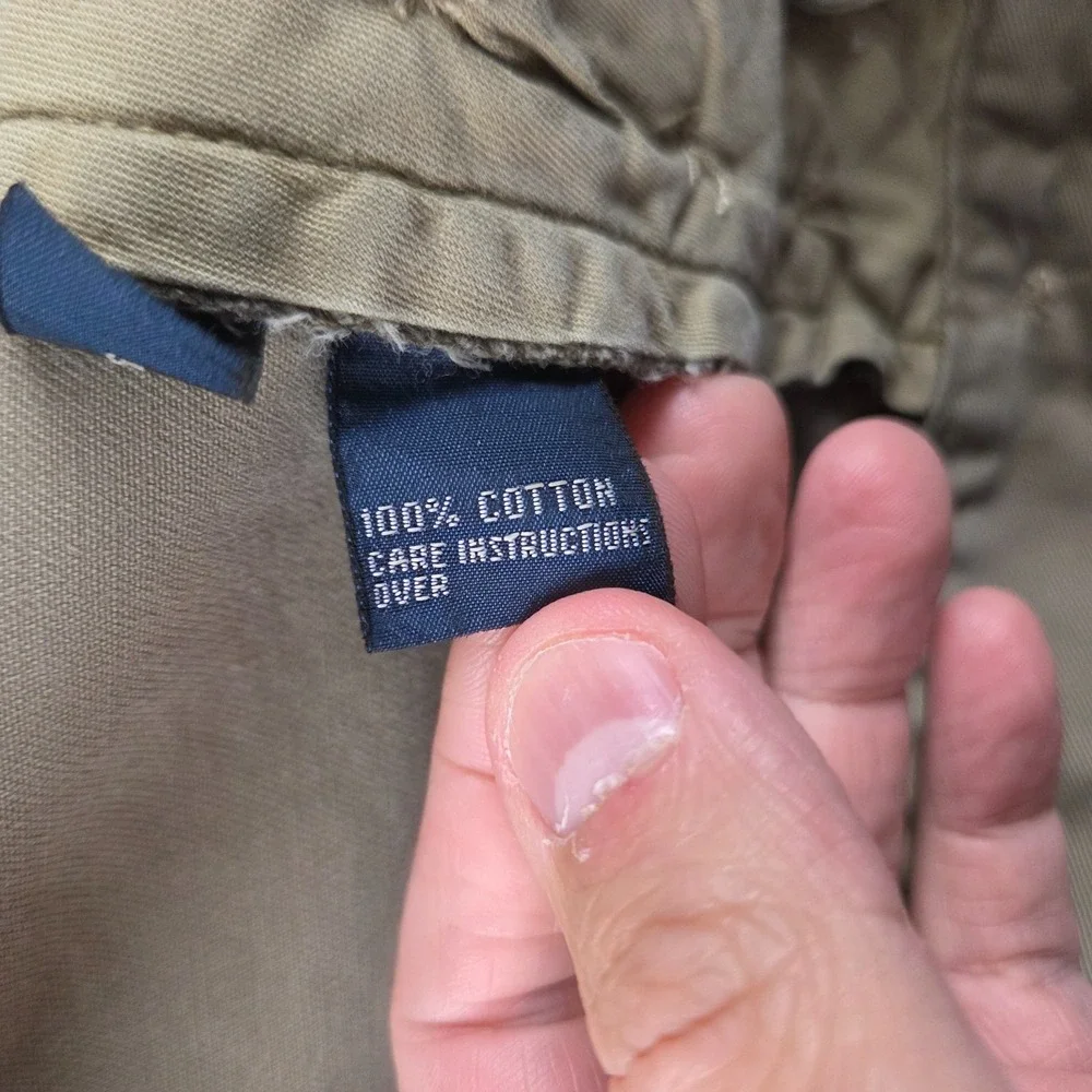 VTG Polo Ralph Lauren Paratrooper Military Pilot Cargo Pants Khaki 50x30 (49x24)